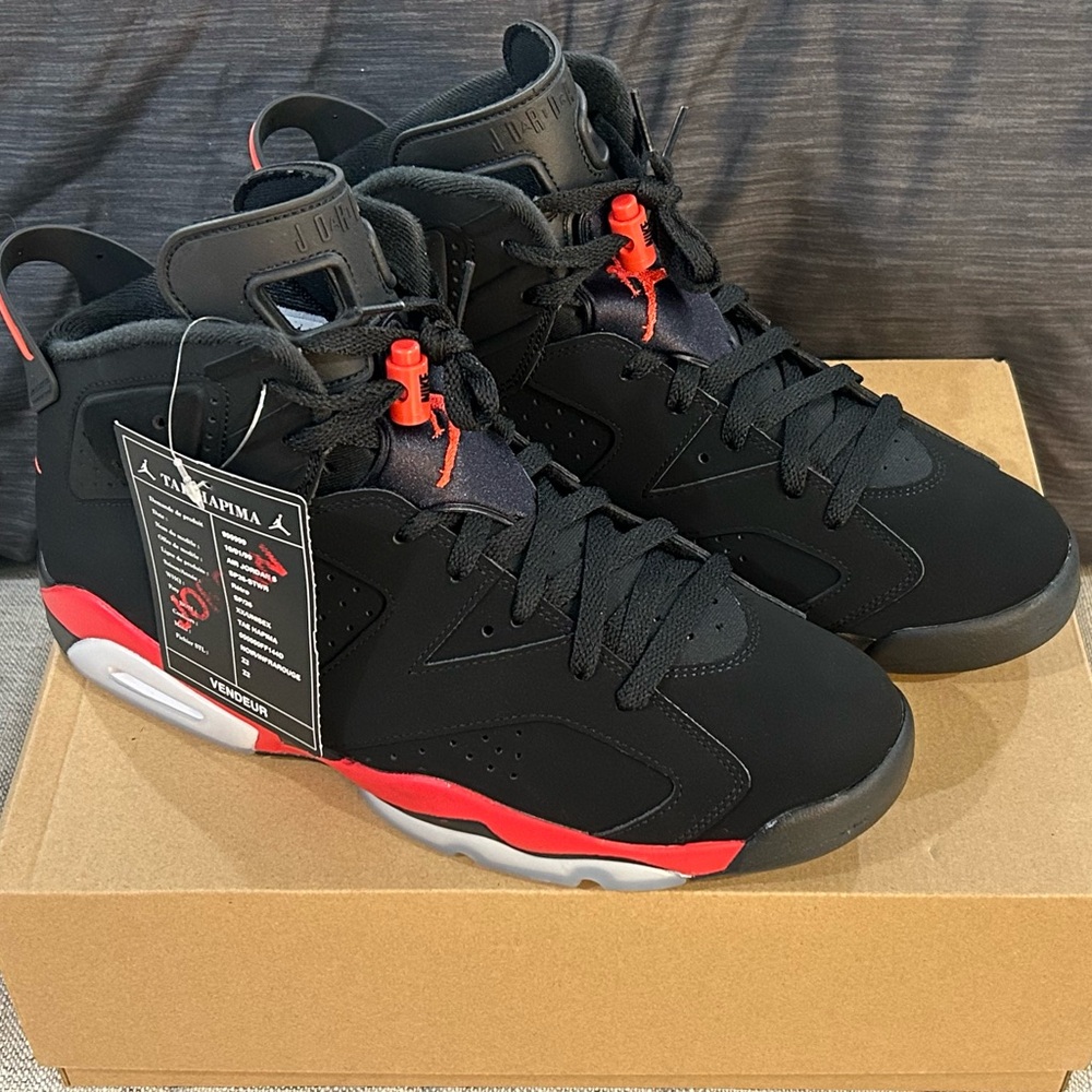 Jordan 6 infrared salesman.